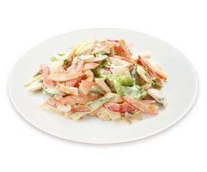 Салат с копченой курицей
